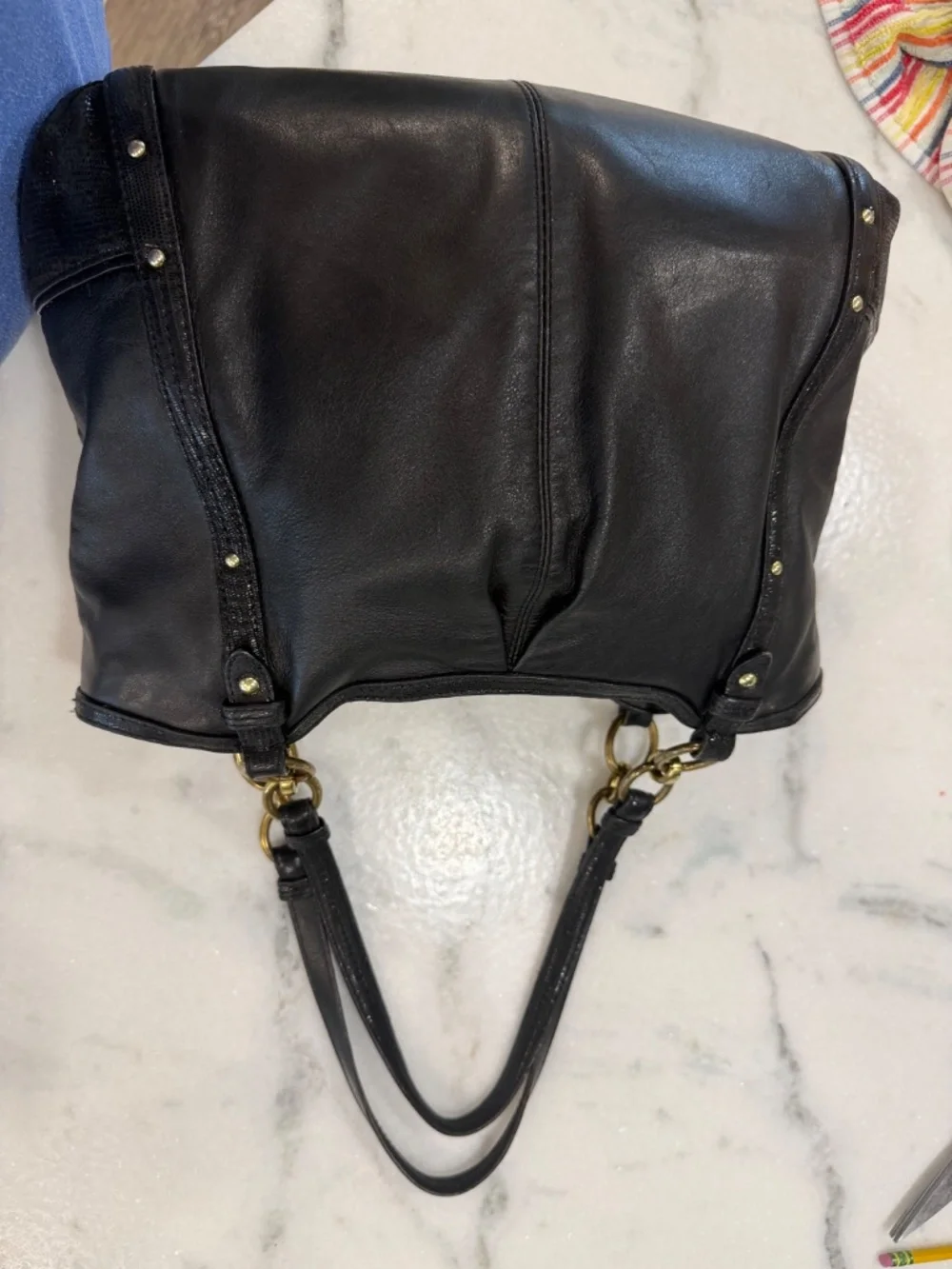 Vintage Coach Gallery Handbag
